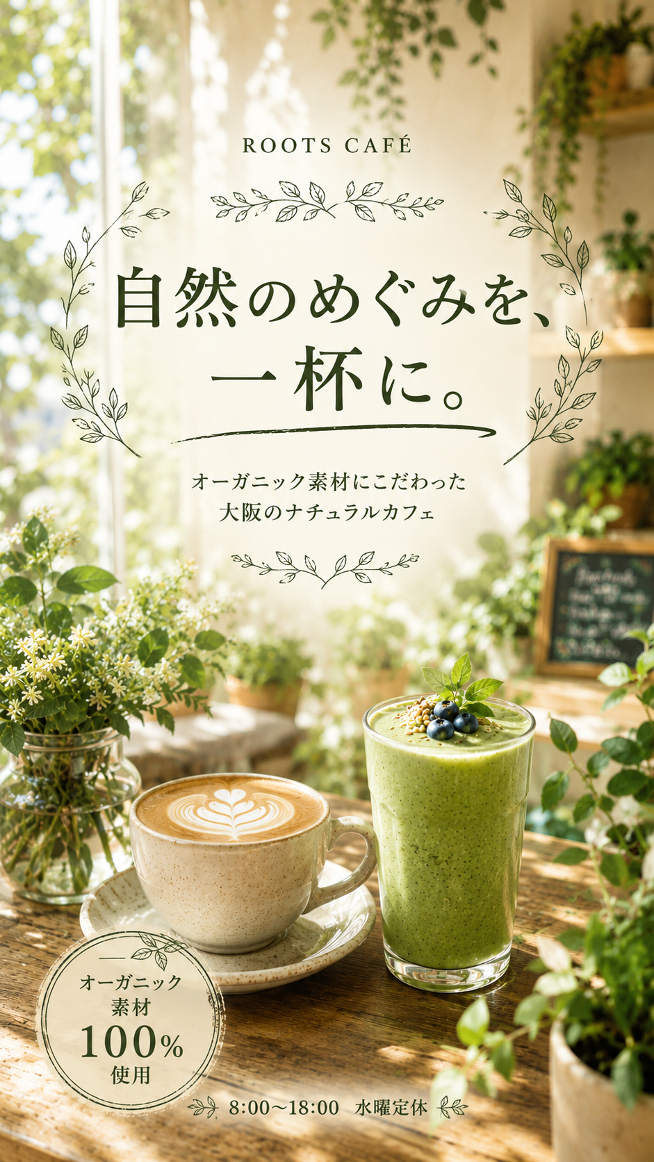 ROOTS CAFÉのメインビジュアル